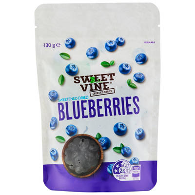 SWEET VINE Dried Blueberries 130g