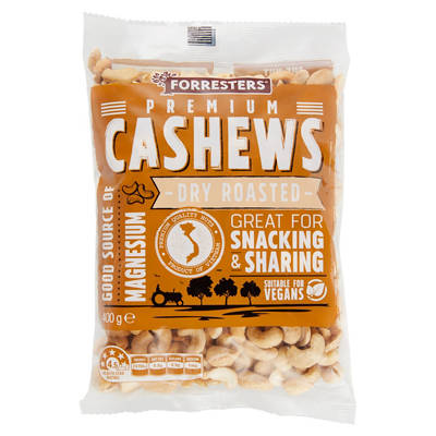 FORRESTERS Dry Roasted Cashews 400g