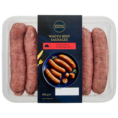 SPECIALLY SELECTED Wagyu Beef Sausages 500g