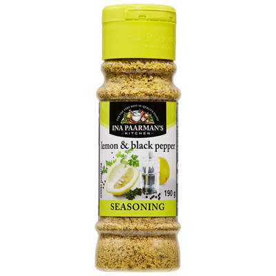 INA PAARMAN'S KITCHEN Lemon & Black Pepper Seasoning 190g