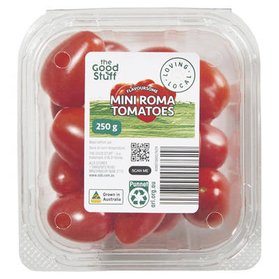 Mini Roma Tomatoes 250g