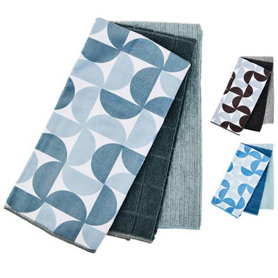 PEPPERTREE Microfibre Tea Towel 3 Pack