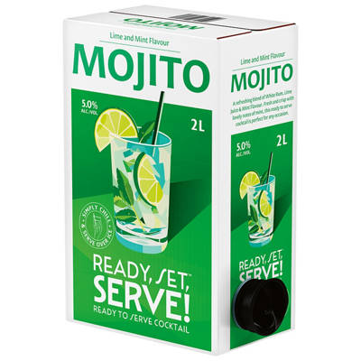 READY, SET, SERVE! Lime Mojito 2L