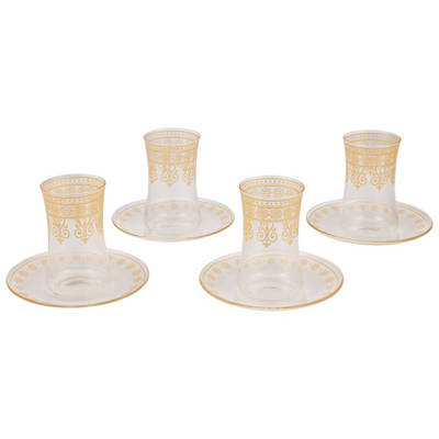 CROFTON Glass Tea Cups