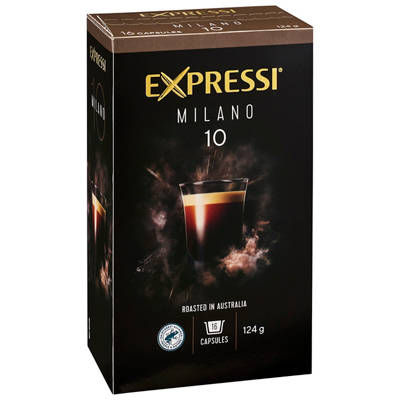 Milano Coffee Capsules 16 Pack 124g