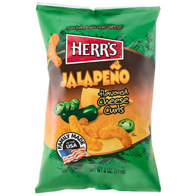 HERR'S Jalapeno Popper Cheese Curls 170g