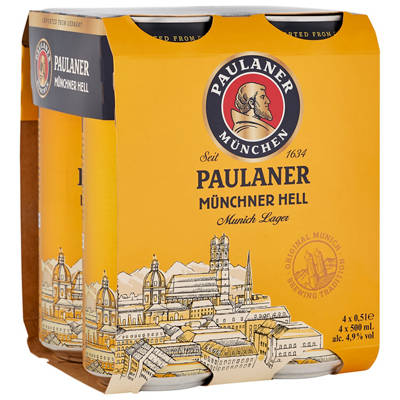 PAULANER Munich Lager 4x500ml