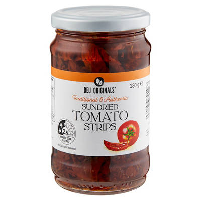 DELI ORIGINALS Sundried Tomato Strips 280g