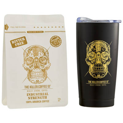 THE KILLER COFFEE CO Tumbler Gift Pack Ground Coffee 200g
