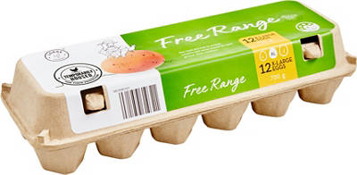 LODGE FARMS Free Range Eggs 700g