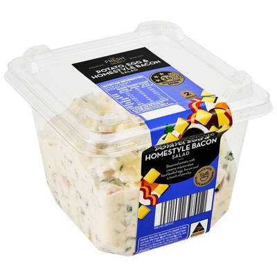 THE FRESH SALAD CO Potato Egg and Homestyle Bacon Salad 500g