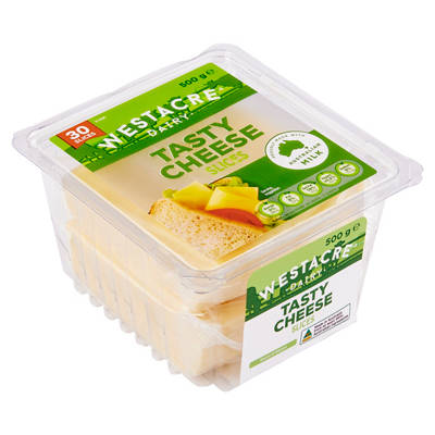 WESTACRE DAIRY Tasty Cheese Slices 500g