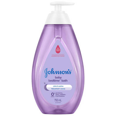 JOHNSON'S Baby Bedtime Baby Bath 750ml, 750mL — Aldi