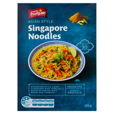 INTERNATIONAL CUISINE Singapore Noodles 375g