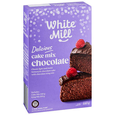 WHITE MILL Chocolate Traditional Cake with Icing Mix 440g