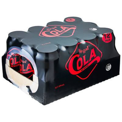 No Sugar Cola Soft Drink 12x375ml