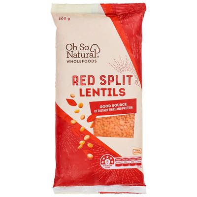 Red Split Lentils 500g