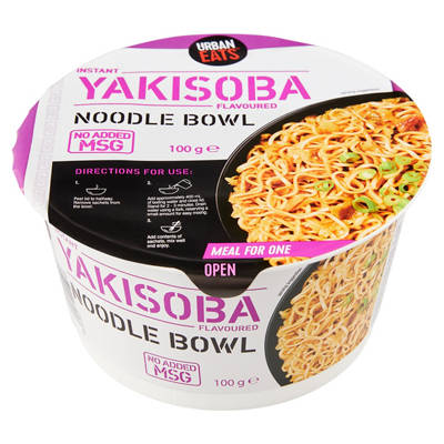 URBAN EATS Yakisoba Noodle Bowl 100g