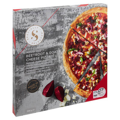 SPECIALLY SELECTED Woodfired Beetroot & Goat's Cheese Pizza 396g