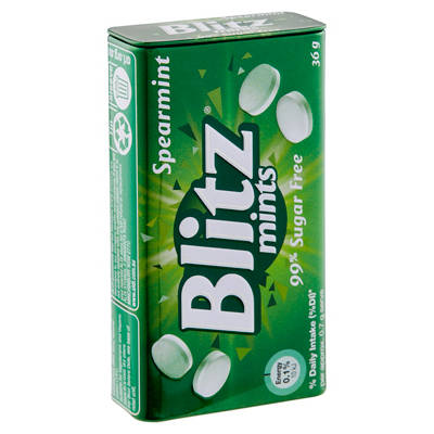 Spearmint Sugar Free Mints 36g
