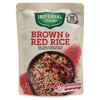 Microwave Rice Brown & Red Rice 250g