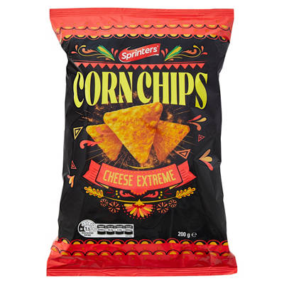 SPRINTERS Corn Chips Cheese Extreme 200g