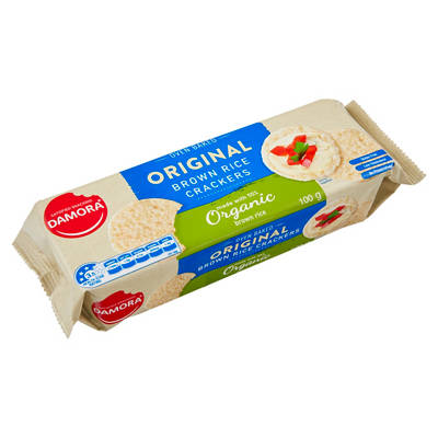 DAMORA Original Brown Rice Crackers 100g