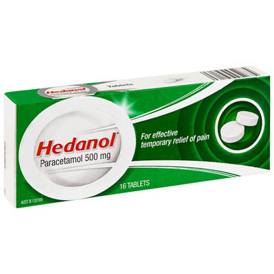 HEDANOL Paracetamol Tablet 16 Pack