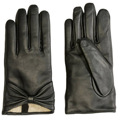 SERRA Women's Leather Bow Gloves