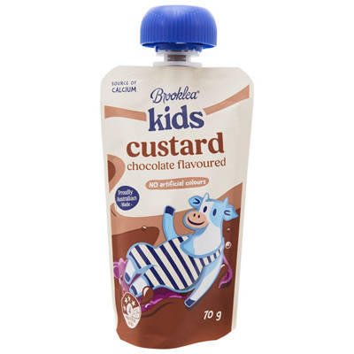 BROOKLEA Chocolate Custard Pouch 70g