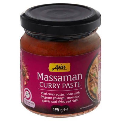 ASIA SPECIALITIES Thai Massaman Curry Paste 195g
