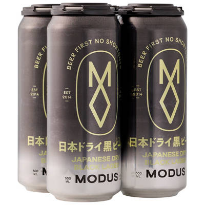 MODUS OPERANDI Japanese Black Lager 4pk