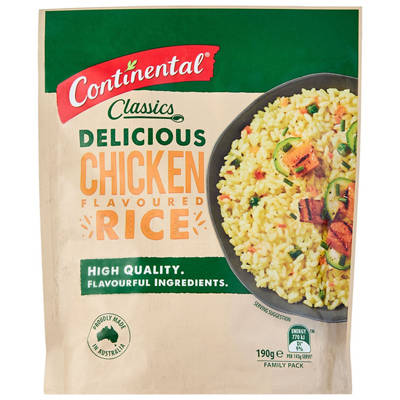 CONTINENTAL Chicken Flavoured Rice 190g
