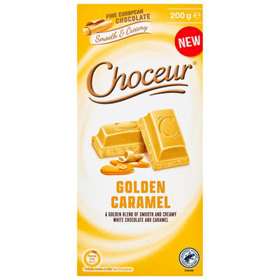 CHOCEUR Golden Caramel Chocolate 200g