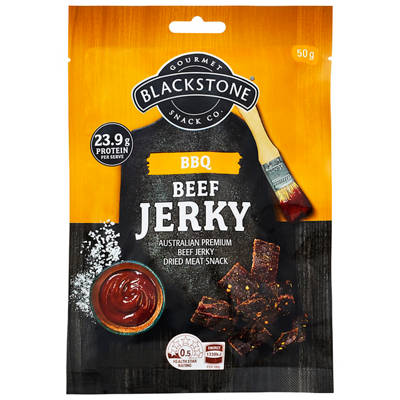 BLACKSTONE GOURMET SNACK CO. BBQ Beef Jerky 50g