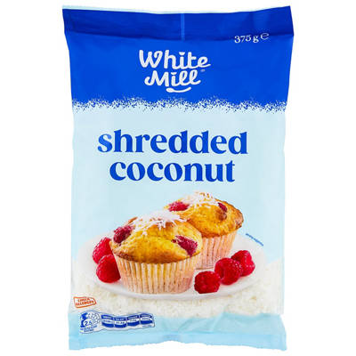 WHITE MILL Shredded Coconut 375g