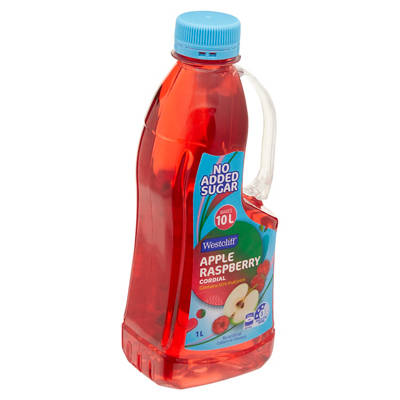 WESTCLIFF Apple Raspberry No Added Sugar Cordial 1L