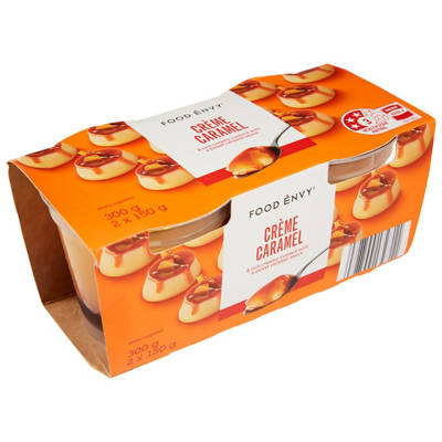 FOOD ENVY Creme Caramel 2 Pack 150g