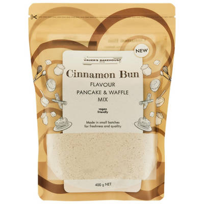SAUER'S BAKEHOUSE PTY LTD Pancake and Waffle Mix Cinnamon Bun Flavour 400g
