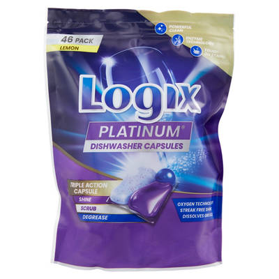 LOGIX PLATINUM Platinum Dish Capsules 46 pack