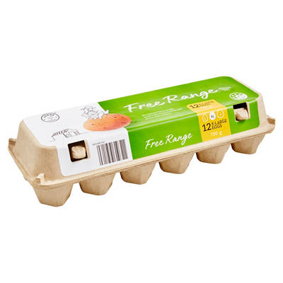 LODGE FARMS Free Range Eggs 700g, 700g — Aldi