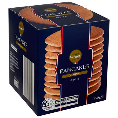 BON APPETIT Pancakes 10 Pack 350g