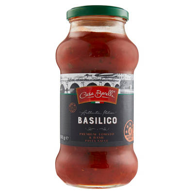 CASA BARELLI Premium Basilico Pasta Sauce 500g