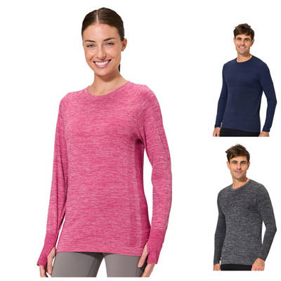Adult's Seamless Long Sleeve Fitness Tops