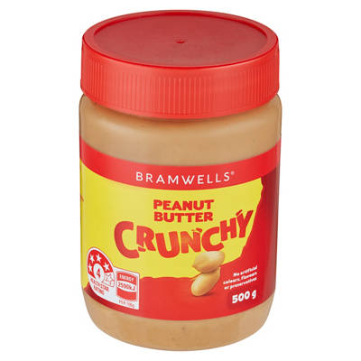 BRAMWELLS Crunchy Peanut Butter 500g
