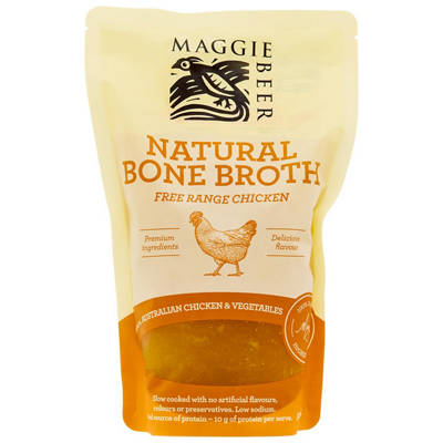 MAGGIE BEER Natural Bone Broth 500ml Chicken