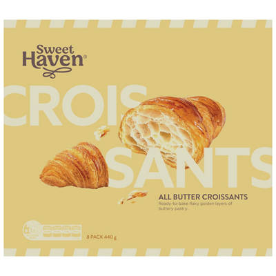 SWEET HAVEN Croissants 8 Pack 440g