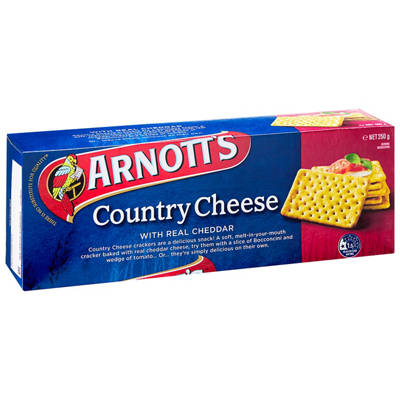 ARNOTT'S Country Cheese 250g