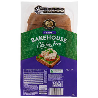 Bakehouse Gluten Free Seeded Bread 450g