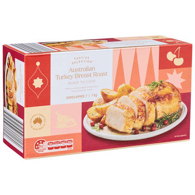 FESTIVE SELECTION Australian Turkey Breast Roast 1kg